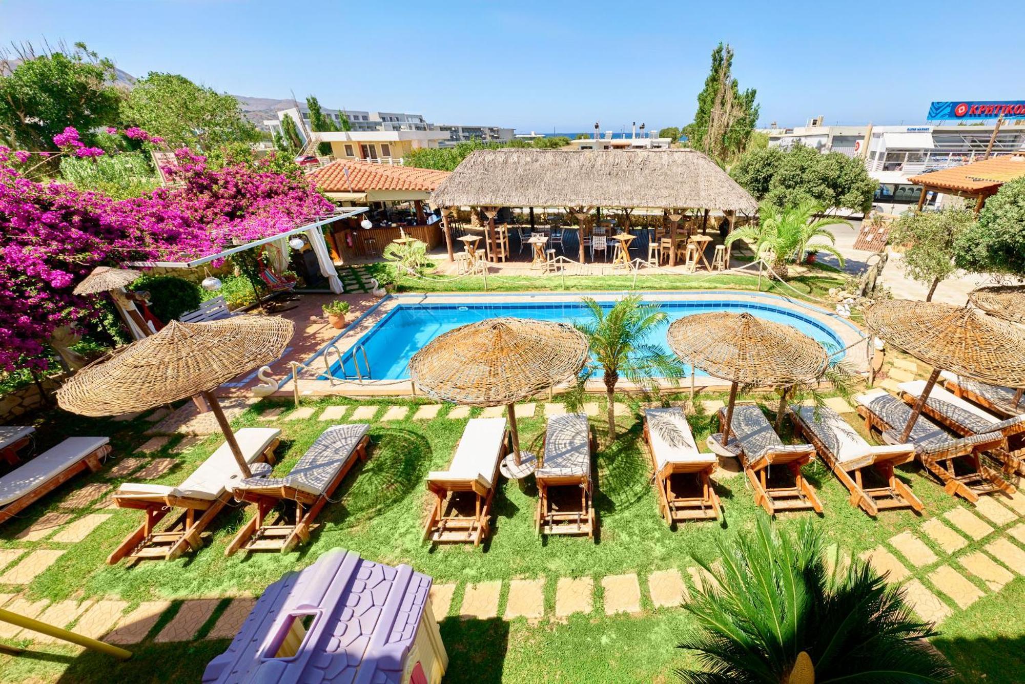 Villa Gereoudis Seaview Apartments-Pool & Bar Колимварион Экстерьер фото